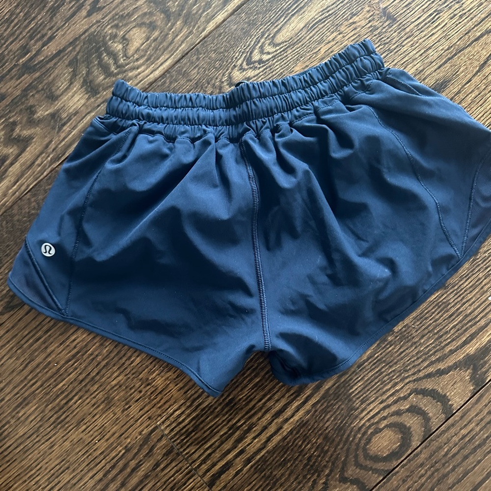 Lululemon Navy Blue Athletic Shorts
